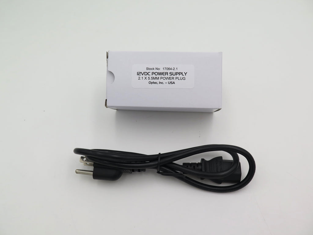 #17064-2.1  12VDC Power Supply with 2.1mm Plug